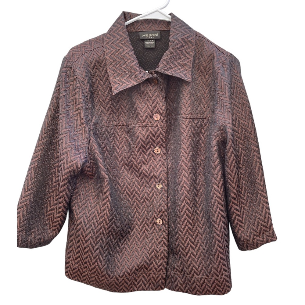Lane Bryant button down 3/4 sleeve  size 14-16W